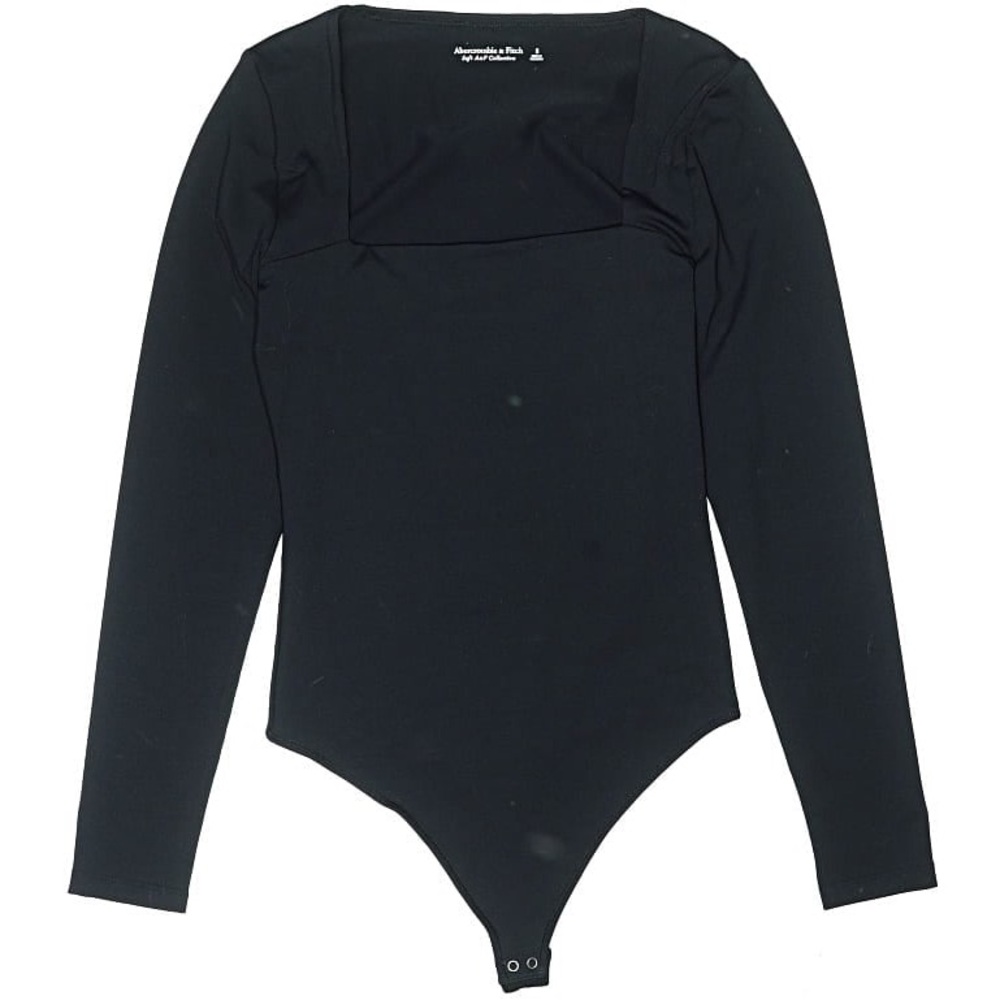 Abercrombie & Fitch Soft A&F Collection Black Bodysuit